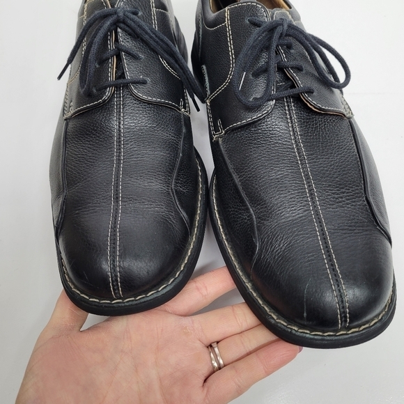 Johnston & Murphy‎ Oxfords Shuler Black Bicycle Toe Sz 10 1/2M - Picture 4 of 17